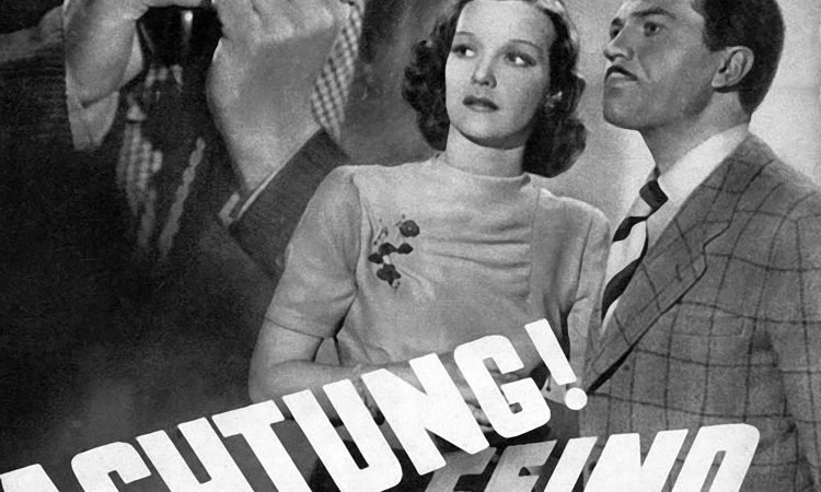 Filmplakat von „Achtung! Der Feind hört mit!“ (1940)