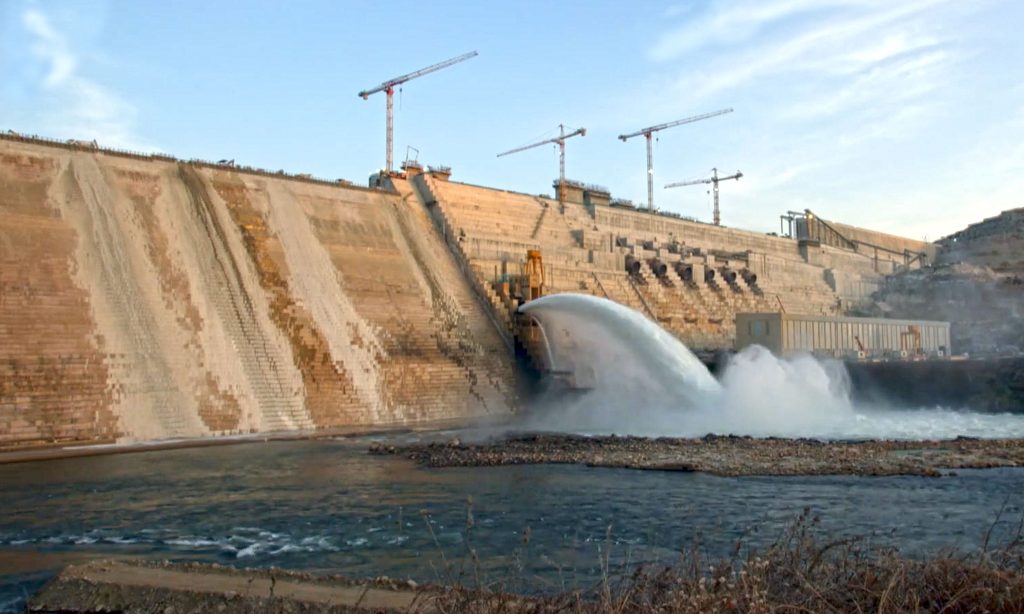 „Grand Ethiopian Renaissance Dam“ (Talsperre der großen äthiopischen Wiedergeburt)