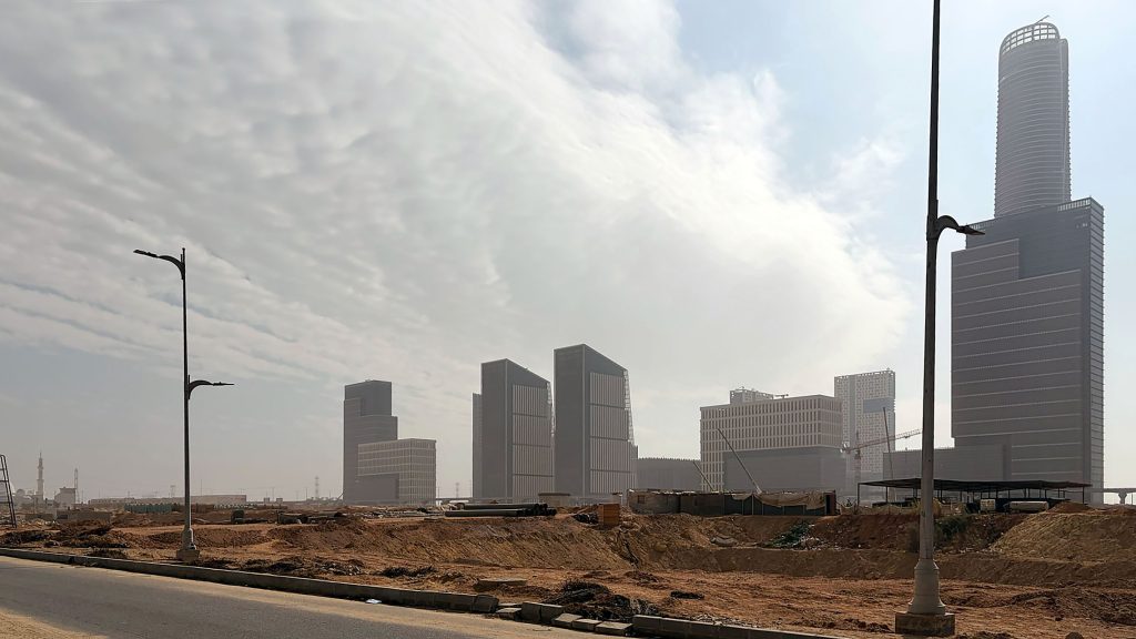 Skyline mit Baugelände