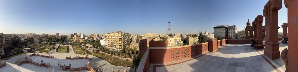 Panoramablick vom Dach