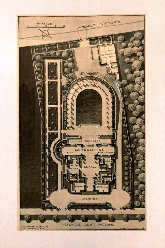 Grundriss der Villa Empain (1932)