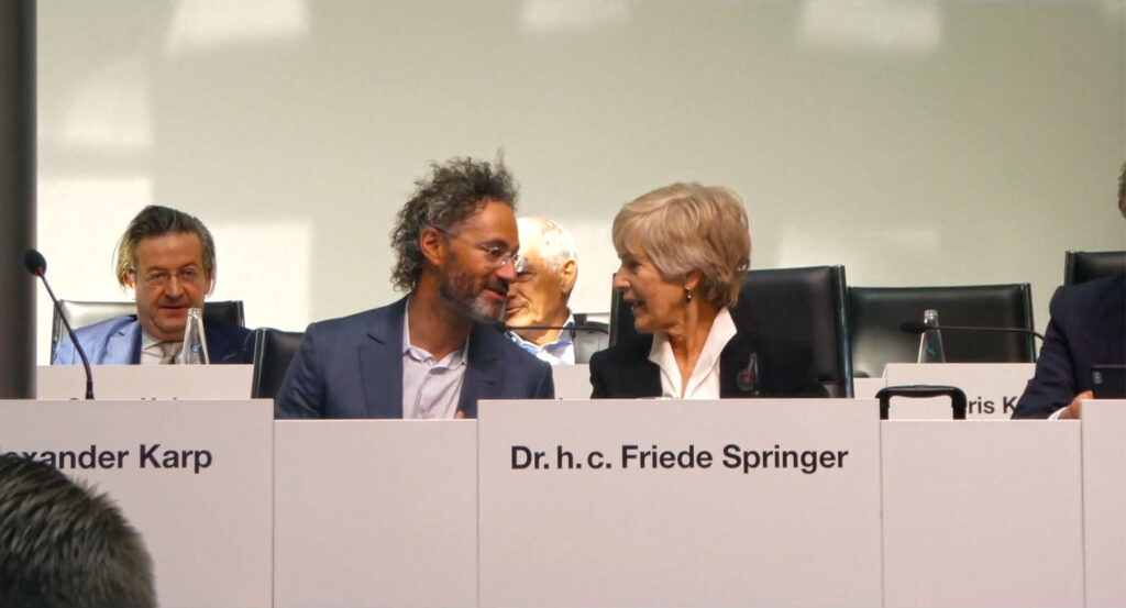 Karp sitzt seit 2018 im Aufsichtsrat der Axel Springer SE
