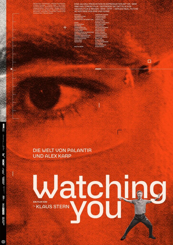 Filmplakat von Watching You – Die Welt von Palantir und Alex Karp (2023)